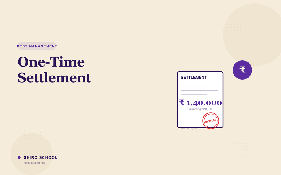 One-Time Settlement: What It Solves and What It Does Not